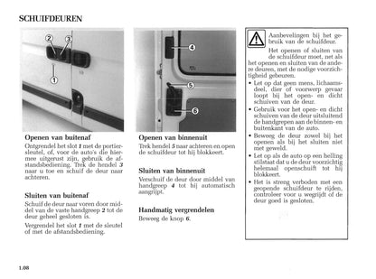 2005-2006 Renault Master Owner's Manual | Dutch