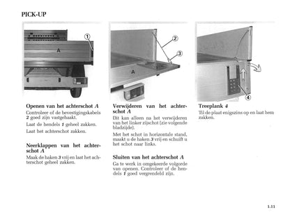 2005-2006 Renault Master Owner's Manual | Dutch