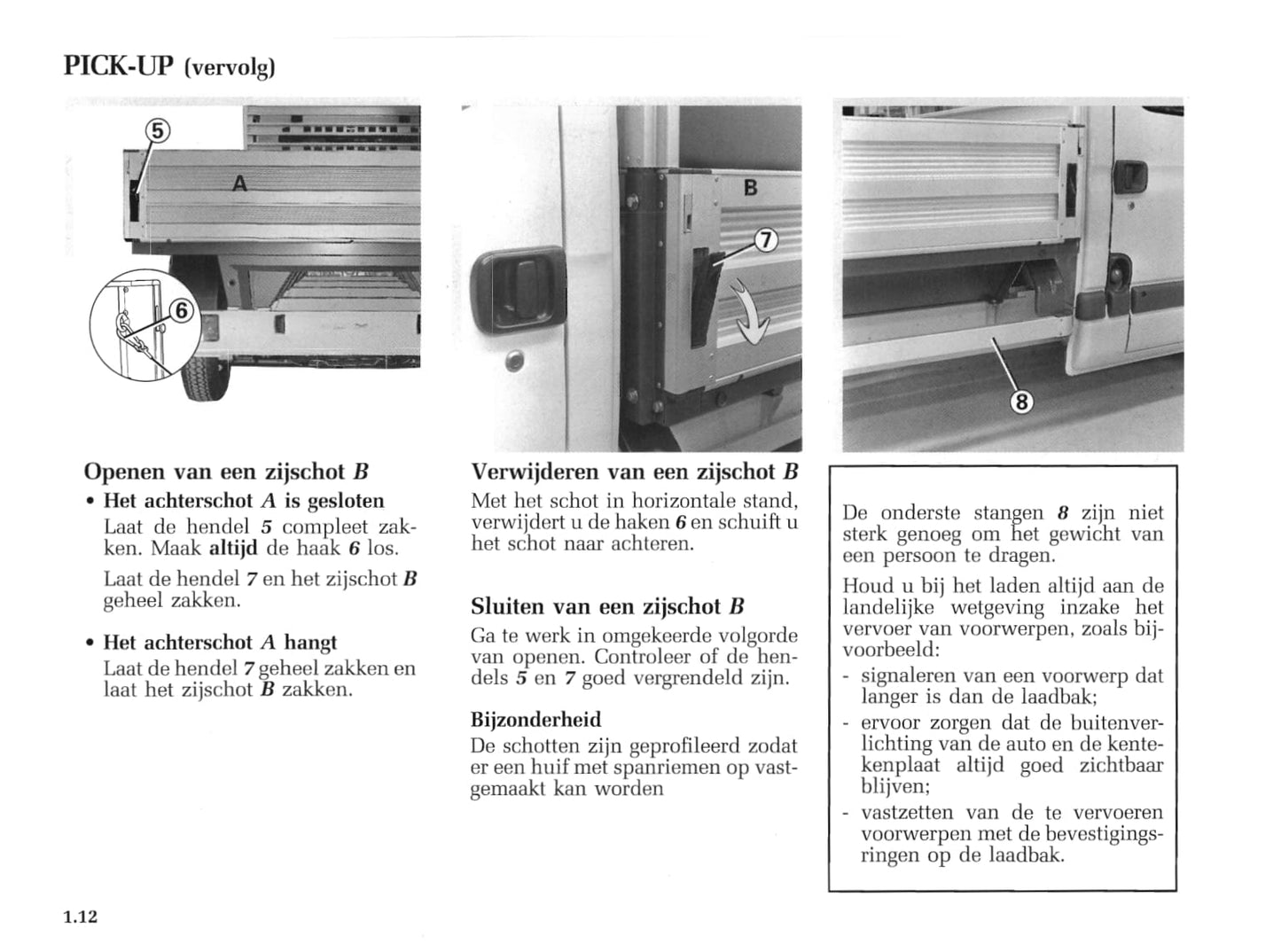 2005-2006 Renault Master Owner's Manual | Dutch