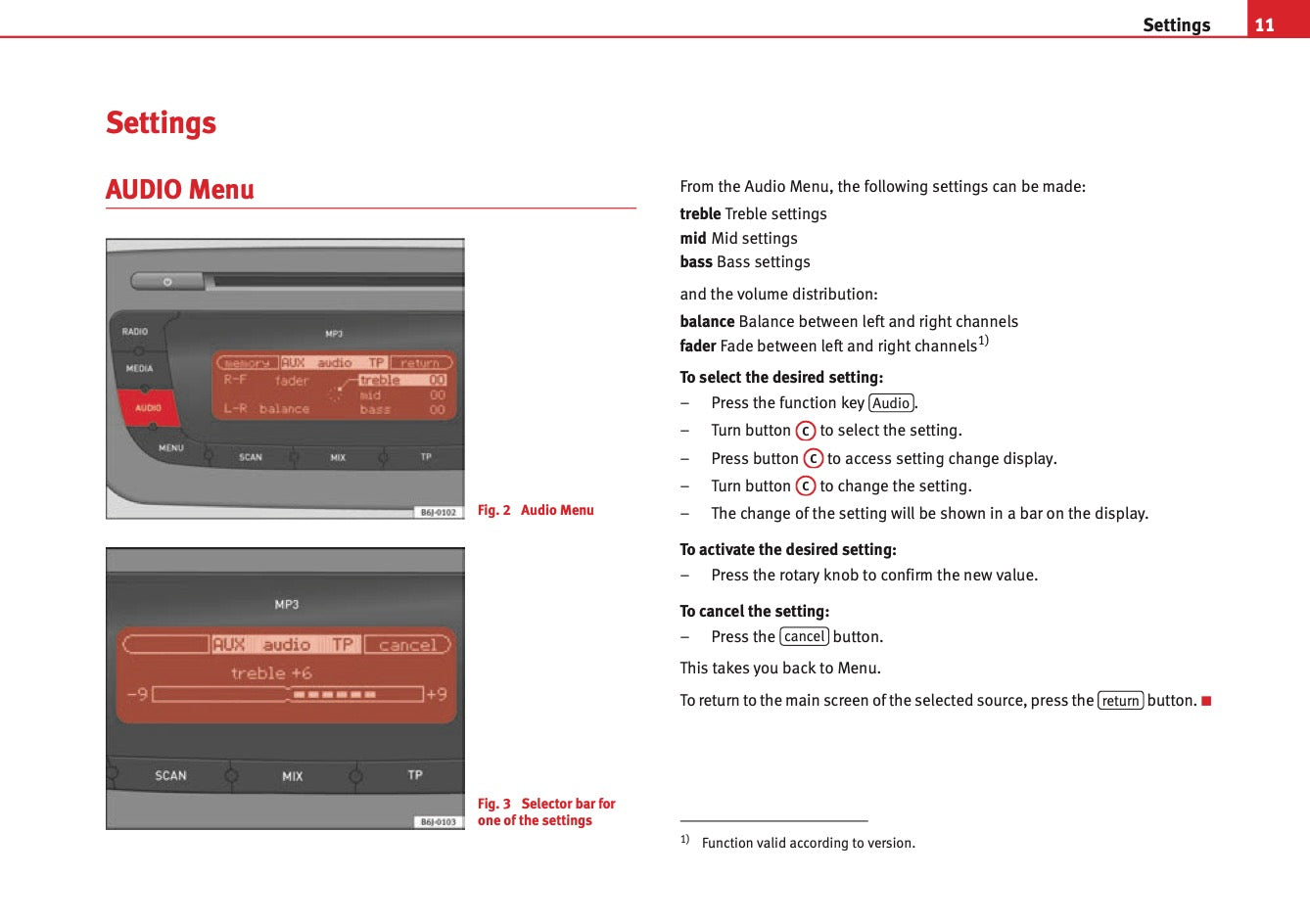 Seat Radio Car Stereo Mp3 Owners Manual