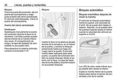 2016-2017 Opel Meriva Owner's Manual | Spanish