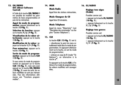 Alfa Romeo Connect-Navigateur-Connect Nav  Guide d'utilisation 2004 - 2007