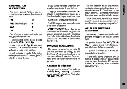 Alfa Romeo Connect-Navigateur-Connect Nav  Guide d'utilisation 2004 - 2007