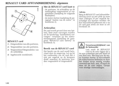 2004-2005 Renault Mégane Coupé Cabriolet/Mégane CC Owner's Manual | Dutch