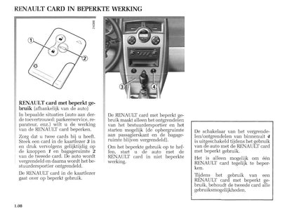 2004-2005 Renault Mégane Coupé Cabriolet/Mégane CC Owner's Manual | Dutch