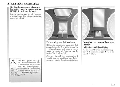 2004-2005 Renault Mégane Coupé Cabriolet/Mégane CC Owner's Manual | Dutch