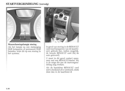 2004-2005 Renault Mégane Coupé Cabriolet/Mégane CC Owner's Manual | Dutch