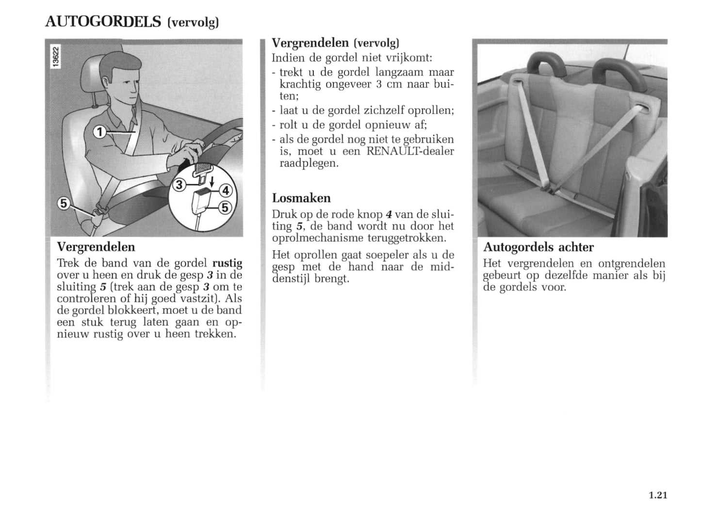 2004-2005 Renault Mégane Coupé Cabriolet/Mégane CC Owner's Manual | Dutch