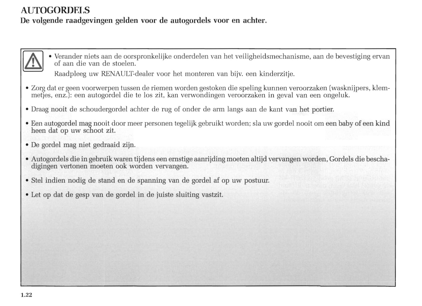 2004-2005 Renault Mégane Coupé Cabriolet/Mégane CC Owner's Manual | Dutch