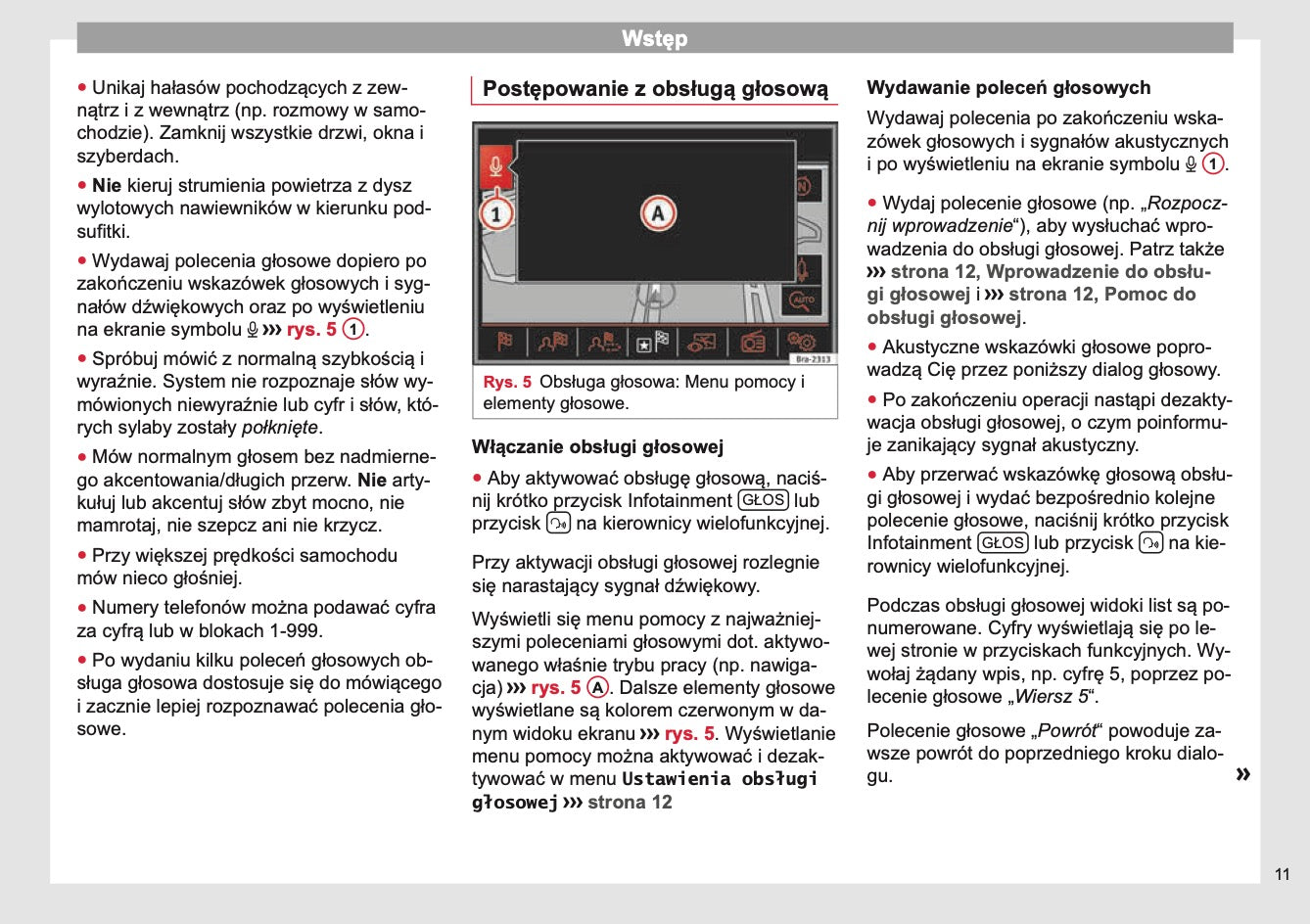 Seat Media System Plus Instrukcja obsługi