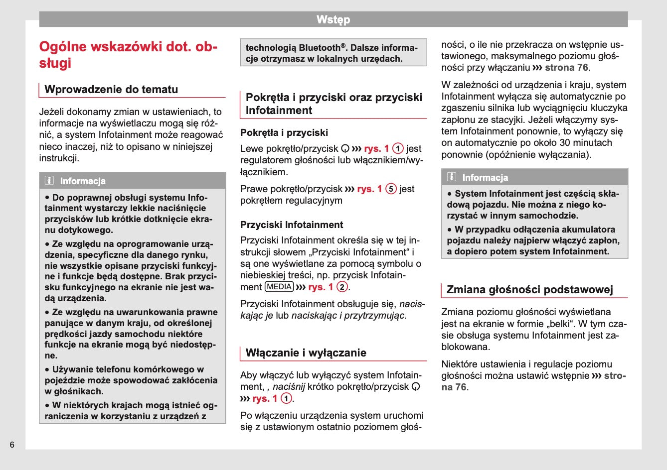 Seat Media System Plus Instrukcja obsługi