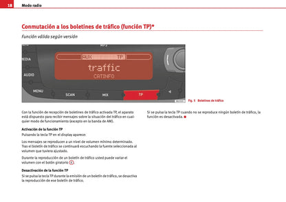 Seat Radio Car Stereo MP3  Manual de Instrucciones 2004 - 2009