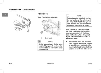 2014 Kenworth 963/C500/T660/T800/W900 Owner's Manual | English