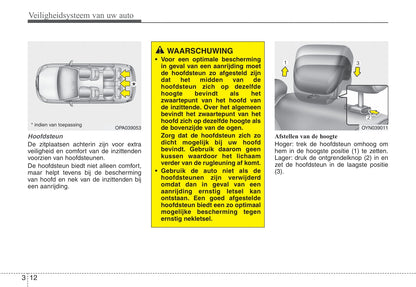 2009-2010 Kia Venga Owner's Manual | Dutch