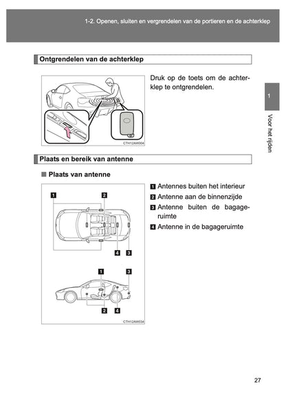 2015-2016 Toyota GT86 Gebruikershandleiding | Nederlands