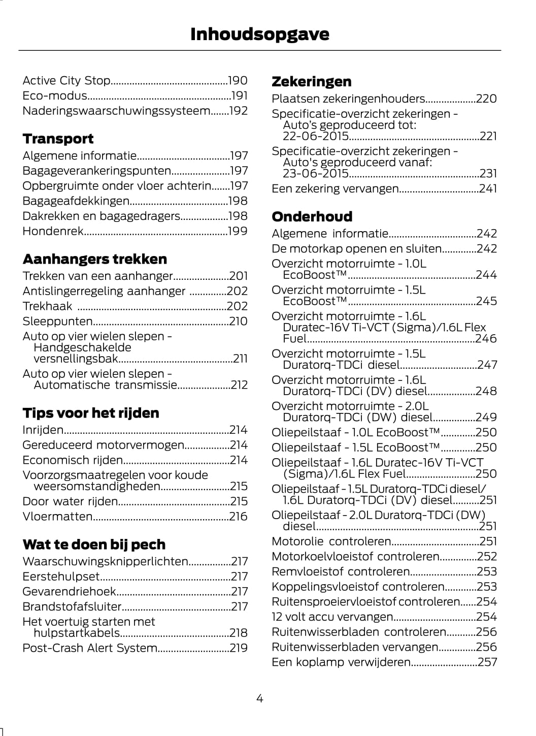 2015 Ford C-Max/Grand-C-Max Owner's Manual | Dutch