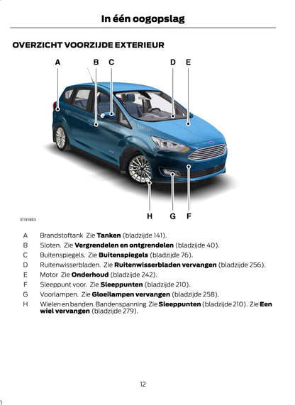 2015 Ford C-Max/Grand-C-Max Owner's Manual | Dutch