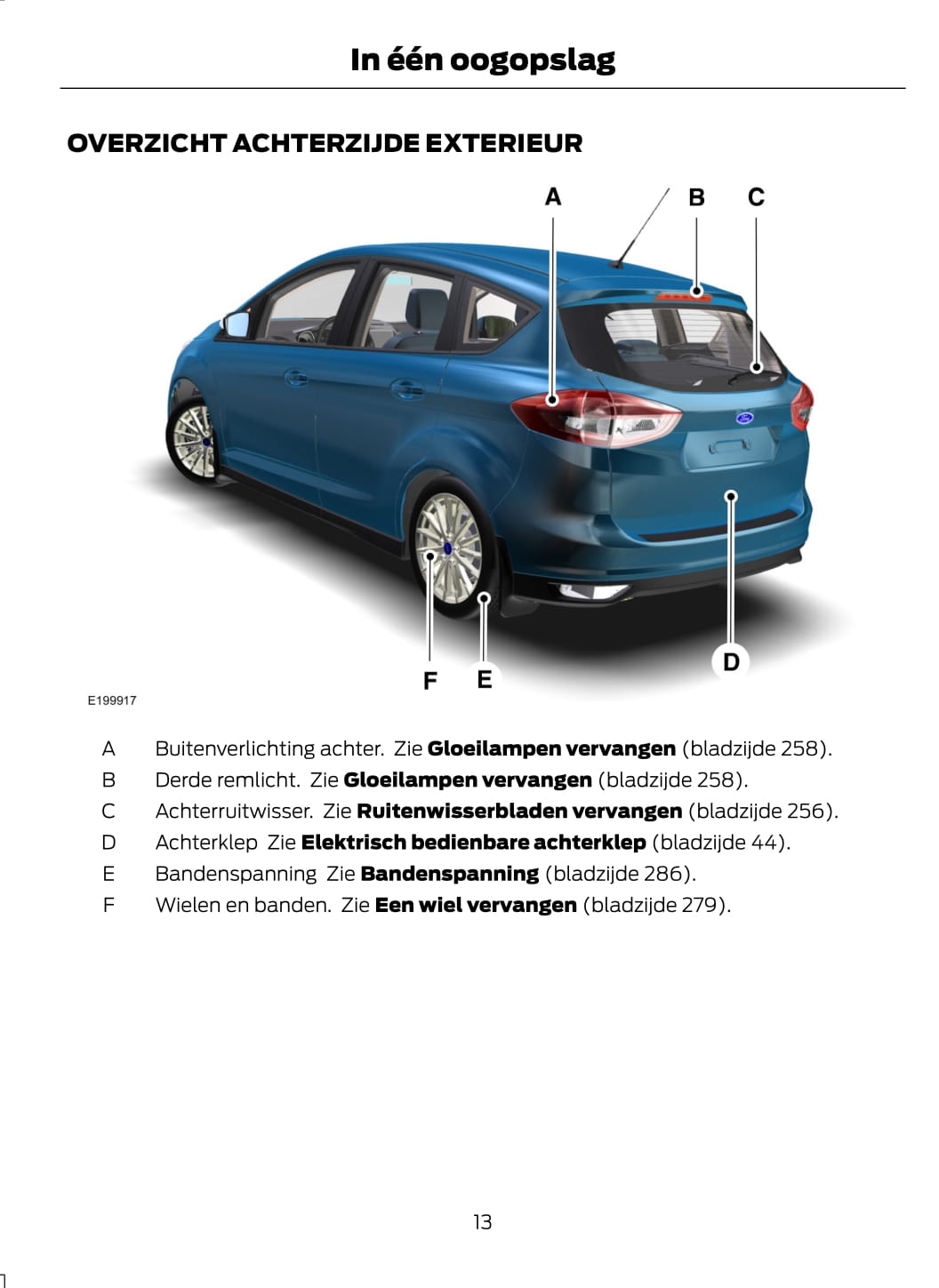 2015 Ford C-Max/Grand-C-Max Owner's Manual | Dutch