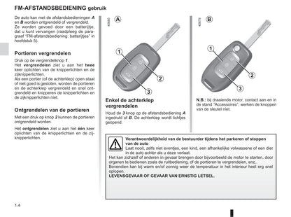 2015-2016 Renault Twingo Owner's Manual | Dutch