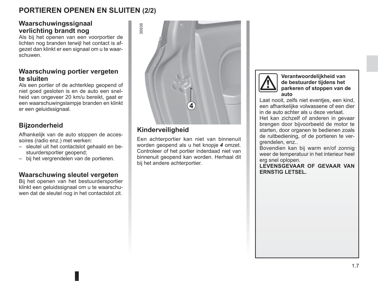 2015-2016 Renault Twingo Owner's Manual | Dutch