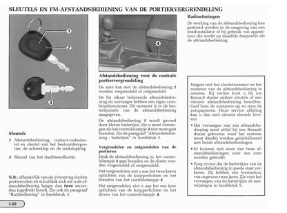 1998-2001 Renault Laguna Manuel du propriétaire | Néerlandais