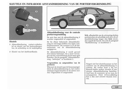 1998-2001 Renault Laguna Manuel du propriétaire | Néerlandais