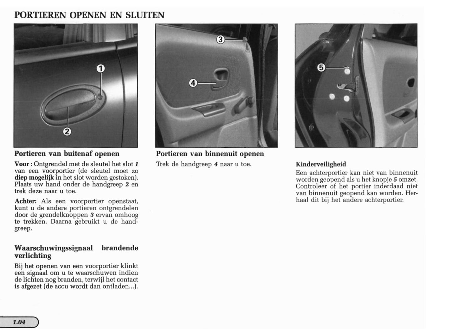 1998-2001 Renault Laguna Manuel du propriétaire | Néerlandais