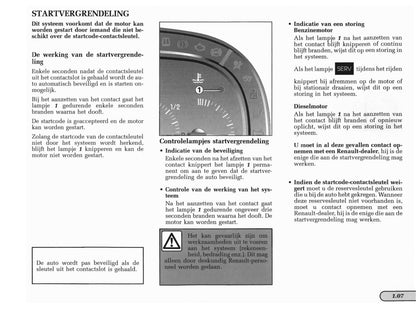 1998-2001 Renault Laguna Manuel du propriétaire | Néerlandais