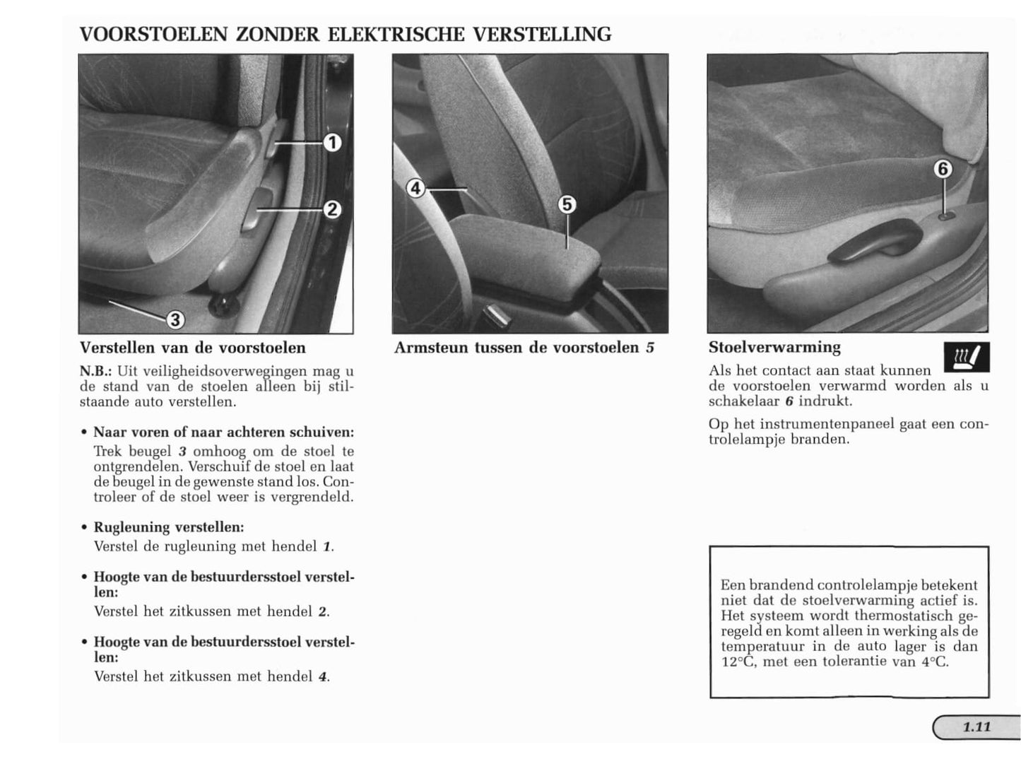 1998-2001 Renault Laguna Manuel du propriétaire | Néerlandais