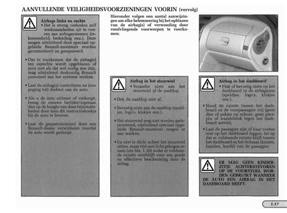 1998-2001 Renault Laguna Manuel du propriétaire | Néerlandais