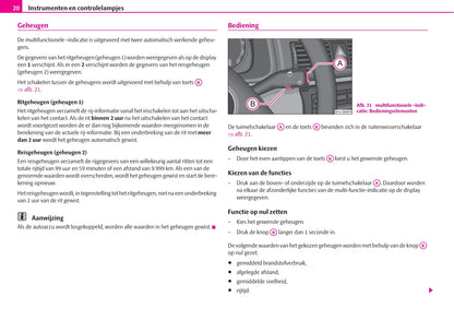 2010-2011 Skoda Octavia/Octavia Tour I Owner's Manual | Dutch