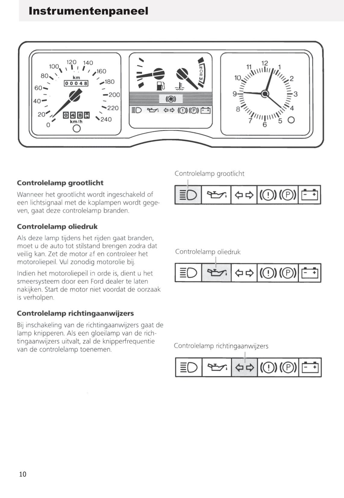 1990-1993 Ford Sierra Gebruikershandleiding | Nederlands