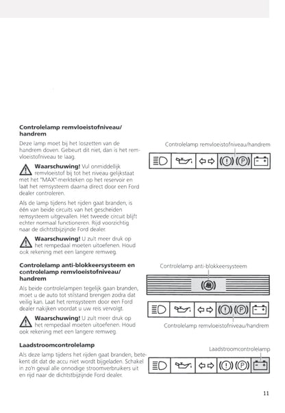 1990-1993 Ford Sierra Gebruikershandleiding | Nederlands