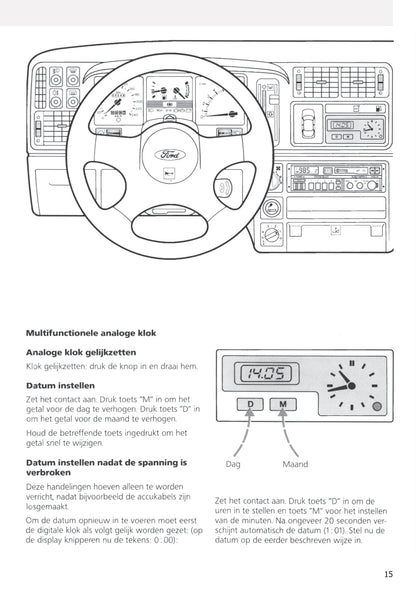 1990-1993 Ford Sierra Gebruikershandleiding | Nederlands