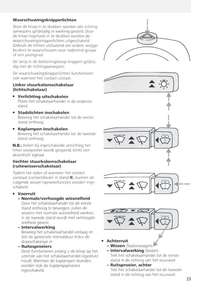 1990-1993 Ford Sierra Gebruikershandleiding | Nederlands