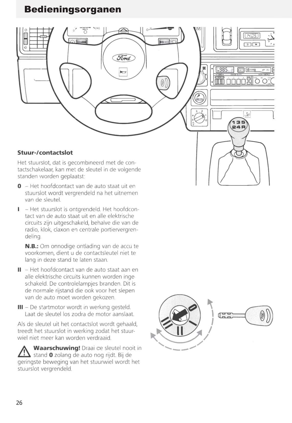 1990-1993 Ford Sierra Gebruikershandleiding | Nederlands