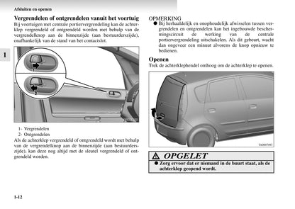 2004-2008 Mitsubishi Colt Bedienungsanleitung | Niederländisch