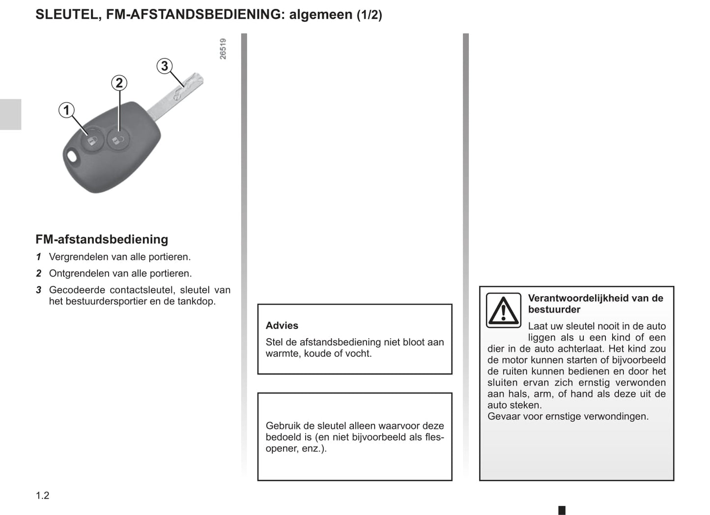 2003-2004 Renault Kangoo Owner's Manual | Dutch