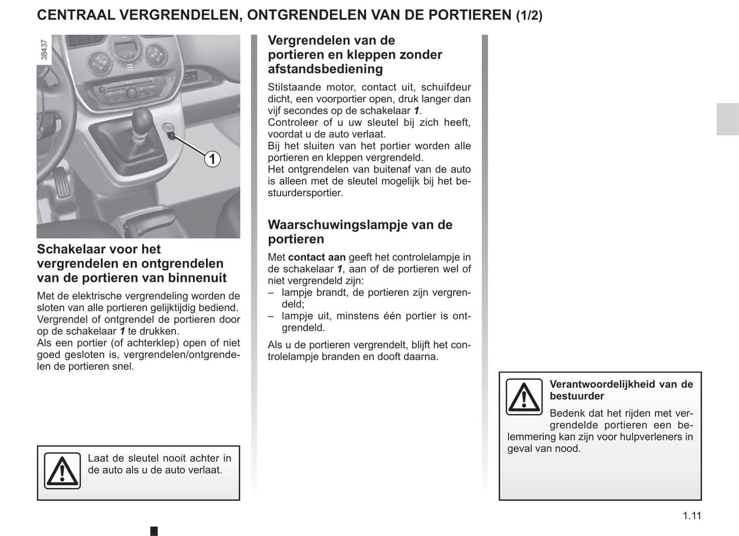 2003-2004 Renault Kangoo Owner's Manual | Dutch