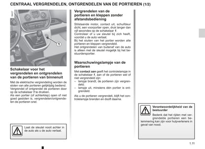 2003-2004 Renault Kangoo Owner's Manual | Dutch