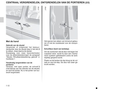 2003-2004 Renault Kangoo Owner's Manual | Dutch