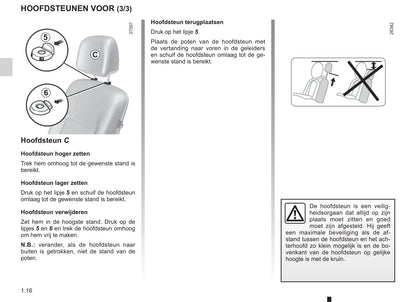 2003-2004 Renault Kangoo Owner's Manual | Dutch