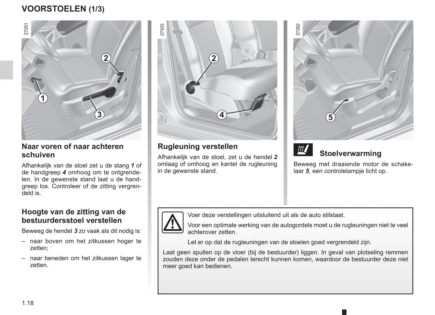 2003-2004 Renault Kangoo Owner's Manual | Dutch