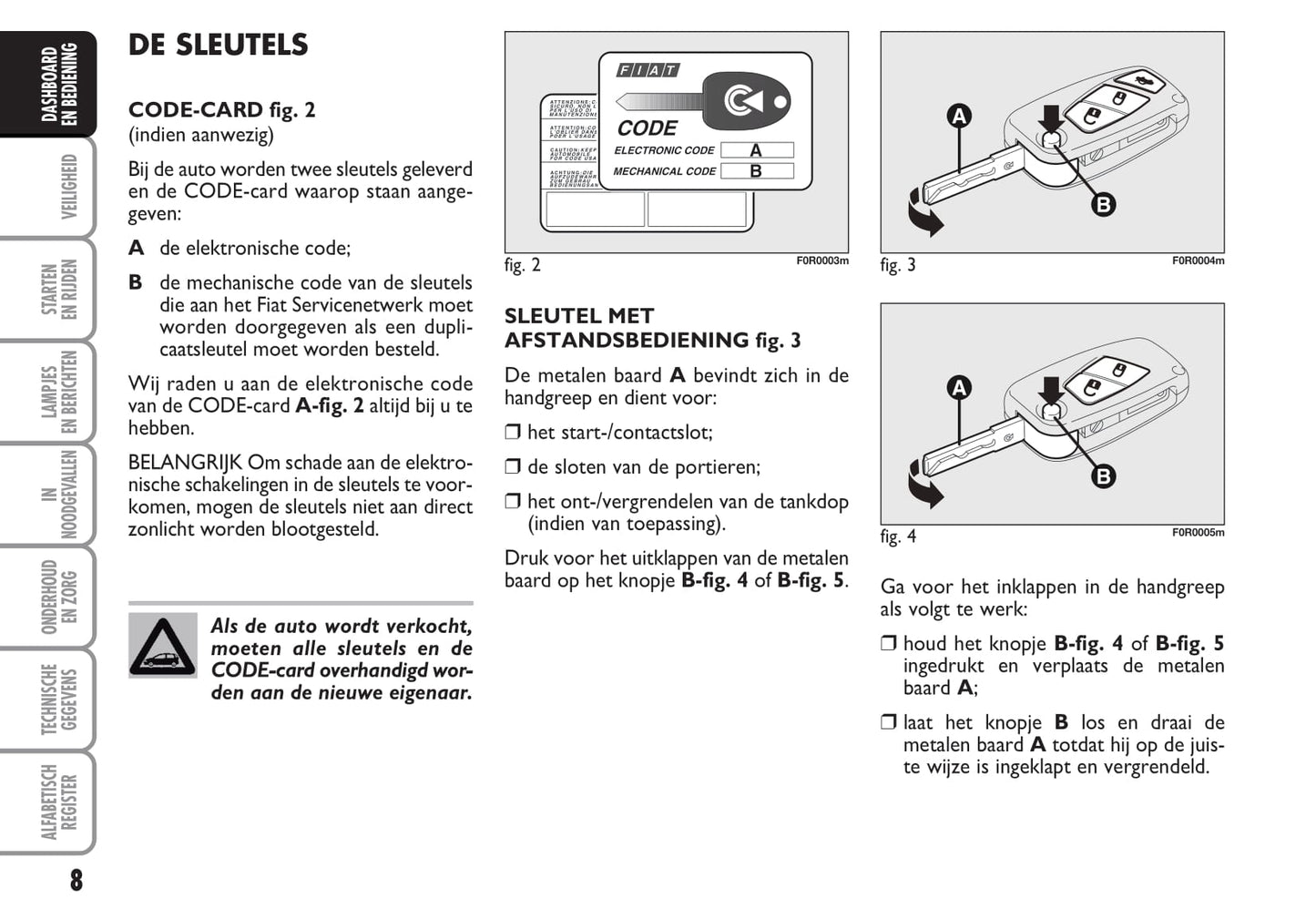 2013-2014 Fiat Linea Owner's Manual | Dutch