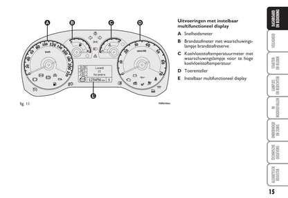 2013-2014 Fiat Linea Owner's Manual | Dutch