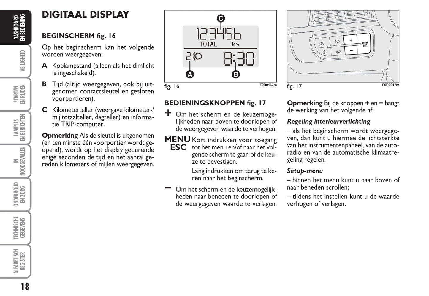 2013-2014 Fiat Linea Owner's Manual | Dutch