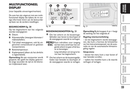 2013-2014 Fiat Linea Owner's Manual | Dutch