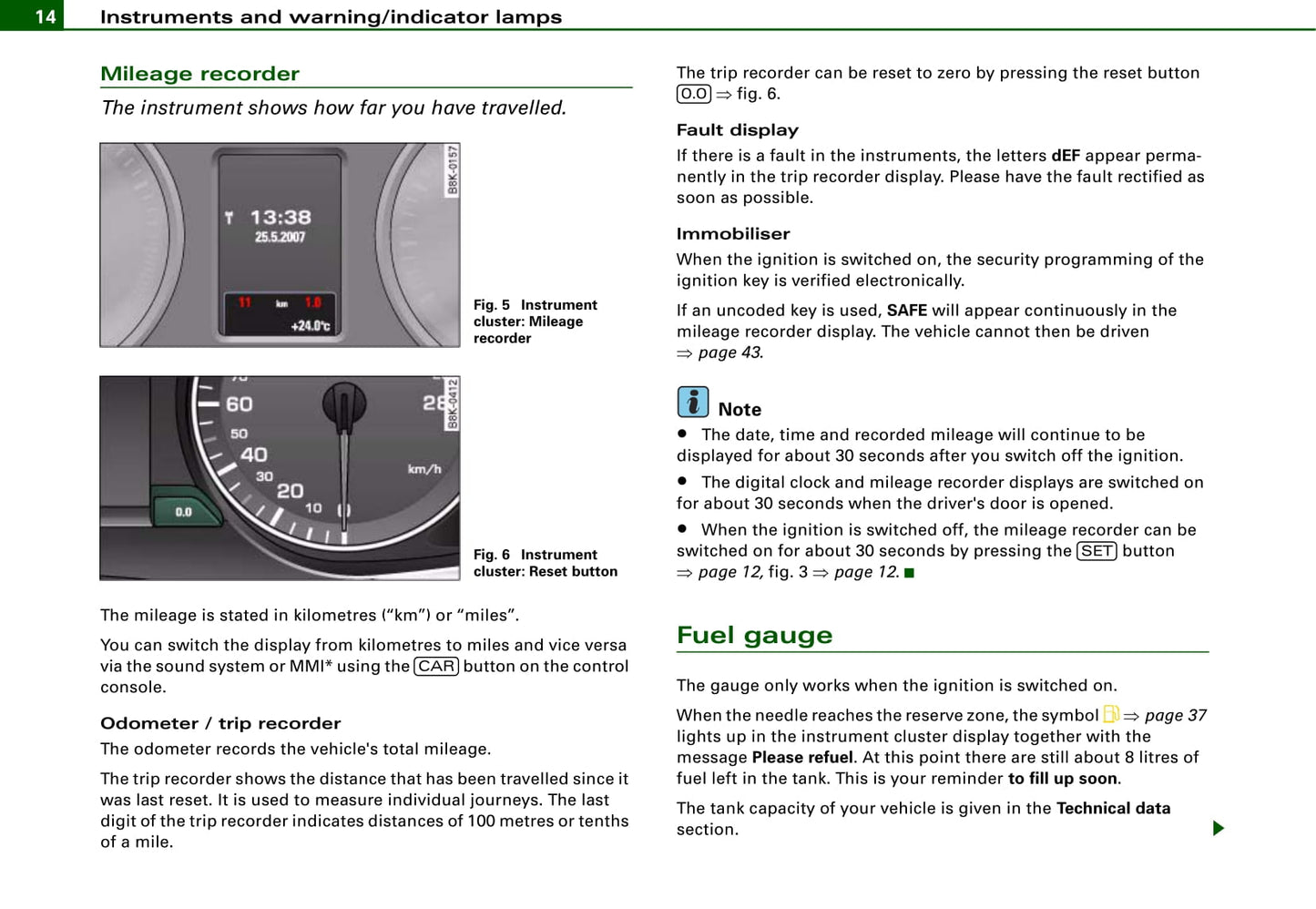 2007-2014 Audi A4 Gebruikershandleiding | Engels