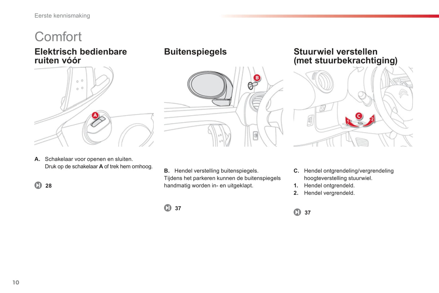 2012-2014 Citroën C1 Manuel du propriétaire | Néerlandais