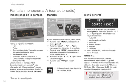 2015-2017 Peugeot 5008 Manuel du propriétaire | Espagnol